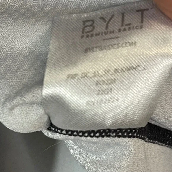 BYLT Premium Basics Drop Cut S/S Performance Mens L‎ Black Speckled T-Shirt - Picture 4 of 8